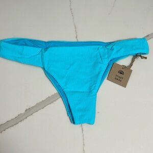 - Free People Toast Swim Low Rise Hipster Turquoise Sea Sz M NWT